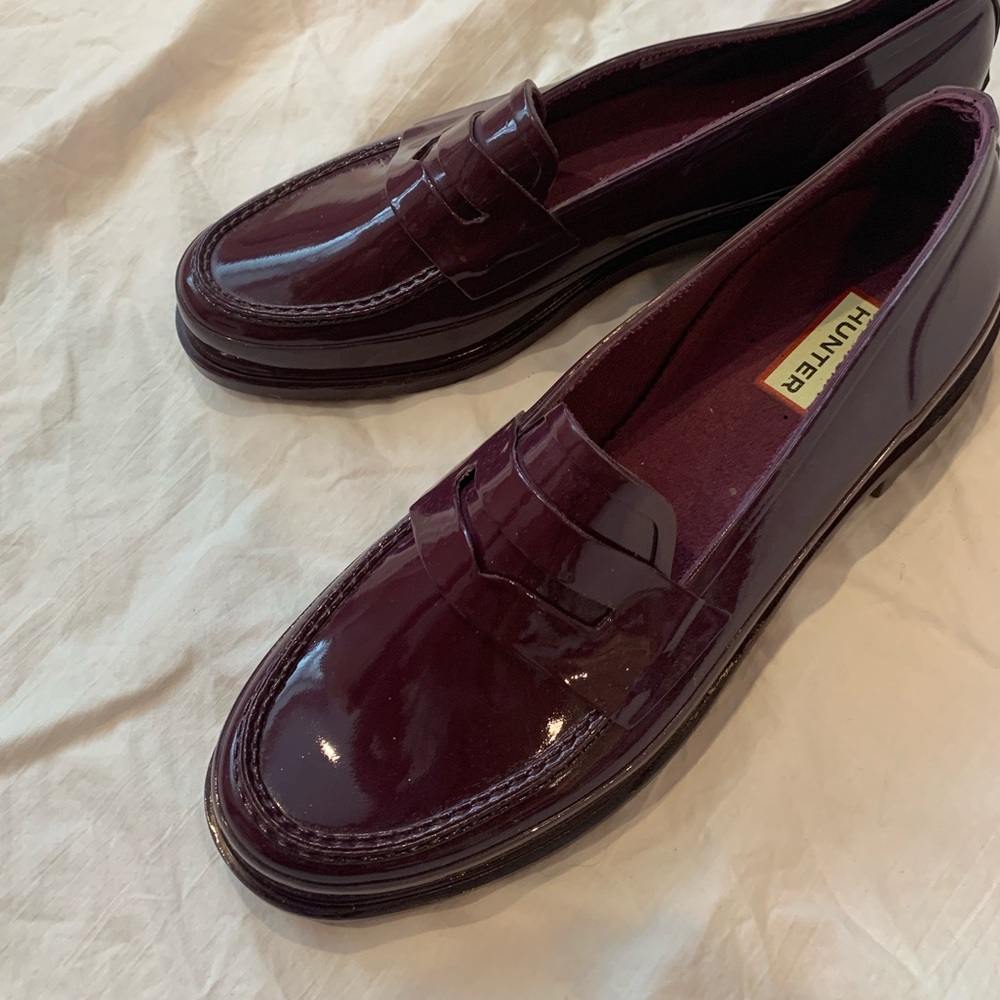 Hunter Women's Original Gloss Penny Loafers